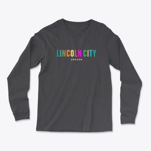 Lincoln City Oregon Color Pop Light Soft Long Sleeve T-Shirt