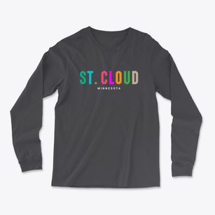 St. Cloud Minnesota Color Pop Light Soft Long Sleeve T-Shirt