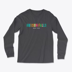 Hudson Falls New York Color Pop Light Soft Long Sleeve T-Shirt
