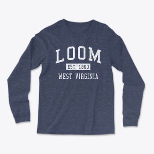 Loom West Virginia Classic Established Light Soft Long Sleeve T-Shirt