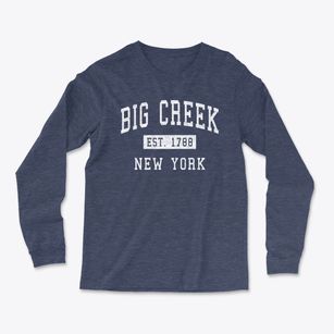 Big Creek New York Classic Established Light Soft Long Sleeve T-Shirt