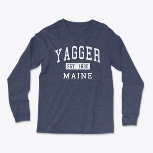 Yagger Maine Classic Established Light Soft Long Sleeve T-Shirt