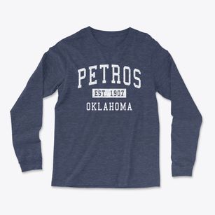 Petros Oklahoma Classic Established Light Soft Long Sleeve T-Shirt