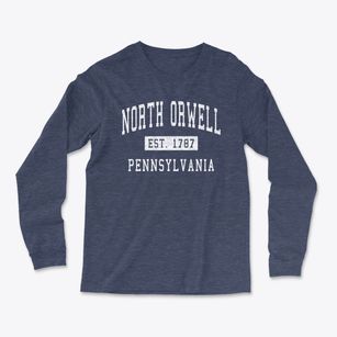 North Orwell Pennsylvania Classic Established Light Soft Long Sleeve T-Shirt