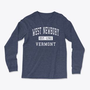 West Newbury Vermont Classic Established Light Soft Long Sleeve T-Shirt