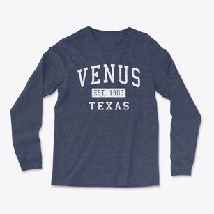 Venus Texas Classic Established Light Soft Long Sleeve T-Shirt