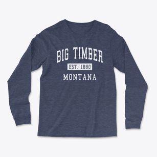Big Timber Montana Classic Established Light Soft Long Sleeve T-Shirt