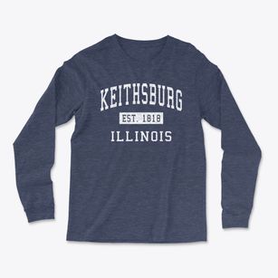 Keithsburg Illinois Classic Established Light Soft Long Sleeve T-Shirt