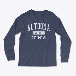 Altoona Iowa Classic Established Light Soft Long Sleeve T-Shirt