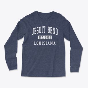 Jesuit Bend Louisiana Classic Established Light Soft Long Sleeve T-Shirt