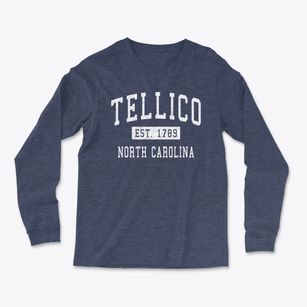Tellico North Carolina Classic Established Light Soft Long Sleeve T-Shirt
