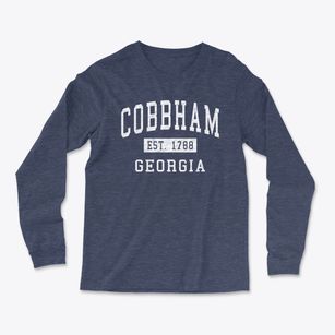 Cobbham Georgia Classic Established Light Soft Long Sleeve T-Shirt