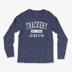 Thackery Ohio Classic Established Light Soft Long Sleeve T-Shirt