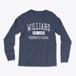 Williard Pennsylvania Classic Established Light Soft Long Sleeve T-Shirt