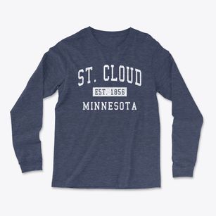 St. Cloud Minnesota Classic Established Light Soft Long Sleeve T-Shirt