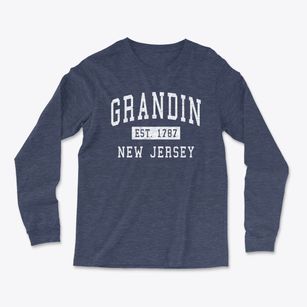 Grandin New Jersey Classic Established Light Soft Long Sleeve T-Shirt