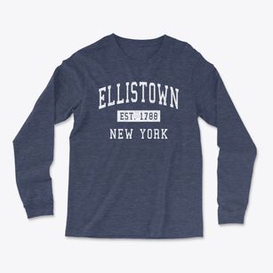 Ellistown New York Classic Established Light Soft Long Sleeve T-Shirt