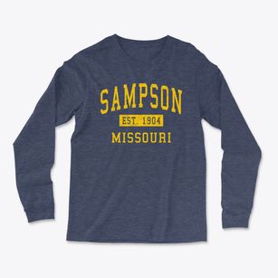 Sampson Missouri Classic Established Light Soft Long Sleeve T-Shirt