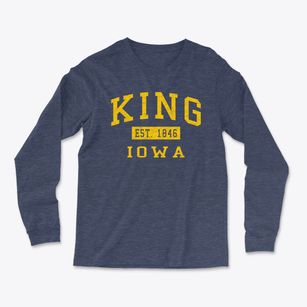 King Iowa Classic Established Light Soft Long Sleeve T-Shirt