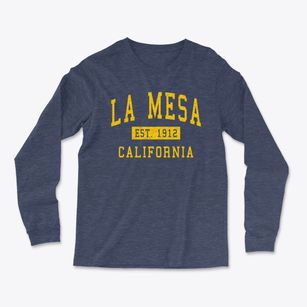 La Mesa California Classic Established Light Soft Long Sleeve T-Shirt