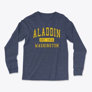 Aladdin Washington Classic Established Light Soft Long Sleeve T-Shirt