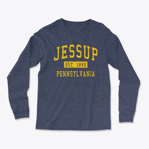 Jessup Pennsylvania Classic Established Light Soft Long Sleeve T-Shirt