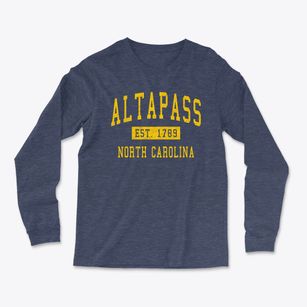 Altapass North Carolina Classic Established Light Soft Long Sleeve T-Shirt