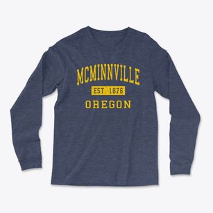Mcminnville Oregon Classic Established Light Soft Long Sleeve T-Shirt
