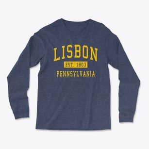 Lisbon Pennsylvania Classic Established Light Soft Long Sleeve T-Shirt
