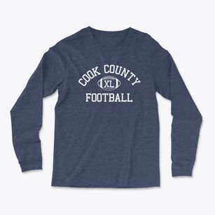 Cook County Juvenile Center Classic Football Light Soft Long Sleeve T-Shirt