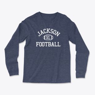Jackson Magnet School Classic Football Light Soft Long Sleeve T-Shirt