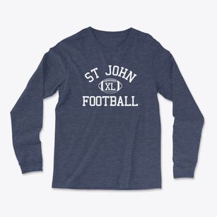 St John The Evangelist Parish Classic Football Light Soft Long Sleeve T-Shirt