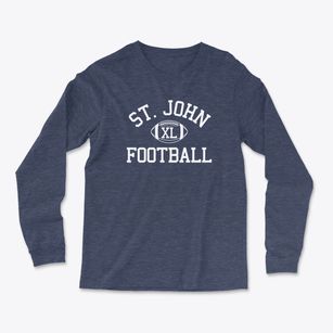 Saint John Lutheran School Classic Football Light Soft Long Sleeve T-Shirt