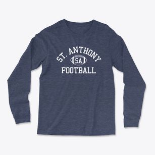 Saint Anthony School Classic Football Light Soft Long Sleeve T-Shirt