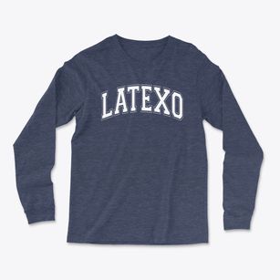 Latexo Senior High School Varsity Arch Light Soft Long Sleeve T-Shirt