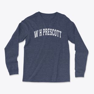 W H Prescott Elementary School Varsity Arch Light Soft Long Sleeve T-Shirt