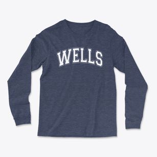 Wells Elementary School Varsity Arch Light Soft Long Sleeve T-Shirt
