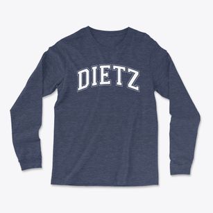 Dietz Elementary School Varsity Arch Light Soft Long Sleeve T-Shirt