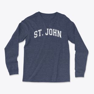 Saint John Elementary Middle School Varsity Arch Light Soft Long Sleeve T-Shirt