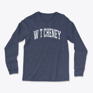 W T Cheney Elementary School Varsity Arch Light Soft Long Sleeve T-Shirt