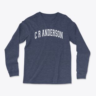C R Anderson Alternative School Varsity Arch Light Soft Long Sleeve T-Shirt