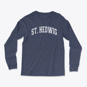 St Hedwig Parish Varsity Arch Light Soft Long Sleeve T-Shirt