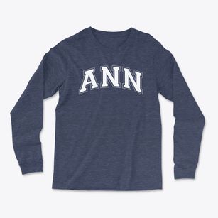 Ann Blanche Smith Elementary School Varsity Arch Light Soft Long Sleeve T-Shirt