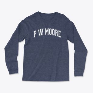 P W Moore Elementary School Varsity Arch Light Soft Long Sleeve T-Shirt