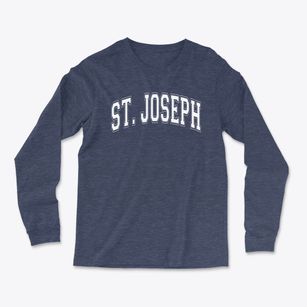 St Joseph Parish Varsity Arch Light Soft Long Sleeve T-Shirt