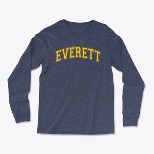 Everett Middle School Varsity Arch Light Soft Long Sleeve T-Shirt
