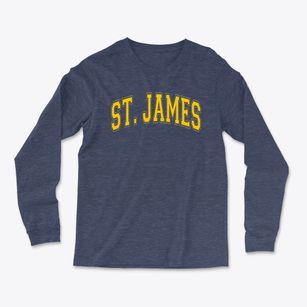 Saint James School Varsity Arch Light Soft Long Sleeve T-Shirt