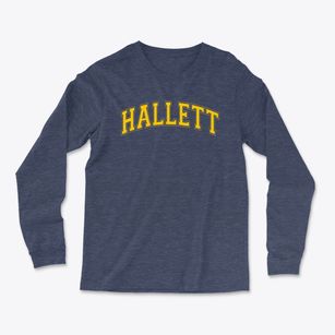 Hallett Elementary School Varsity Arch Light Soft Long Sleeve T-Shirt