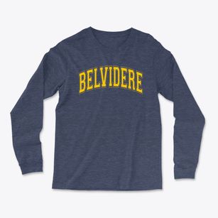 Belvidere Junior High School Varsity Arch Light Soft Long Sleeve T-Shirt