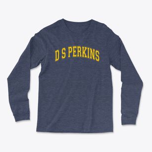 D S Perkins Elementary School Varsity Arch Light Soft Long Sleeve T-Shirt